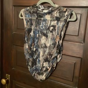 Free People Lace Mesh Top Size M